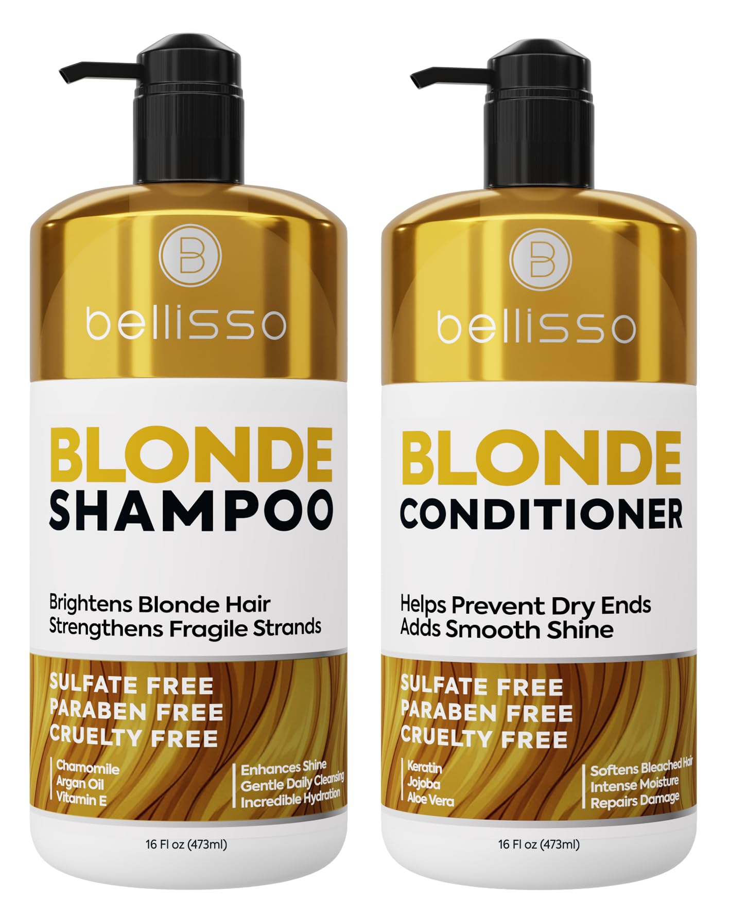 Caffeine Shampoo and Conditioner Set - Volumizing Products for Women and Men - Thickening, Volume Boosting Formula for Thinning and Fine Hair - Sulfate Free, No Parabens - Hydrating, Salon Grade