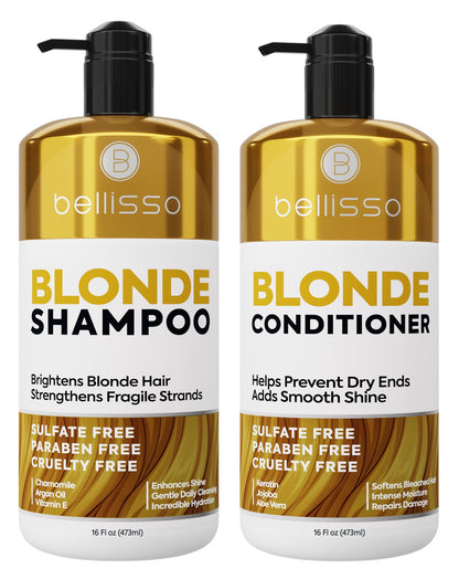 Caffeine Shampoo and Conditioner Set - Volumizing Products for Women and Men - Thickening, Volume Boosting Formula for Thinning and Fine Hair - Sulfate Free, No Parabens - Hydrating, Salon Grade