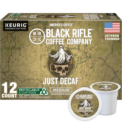 Black Rifle Coffee Medium Roast K Cup Coffee Just Black 32 Count