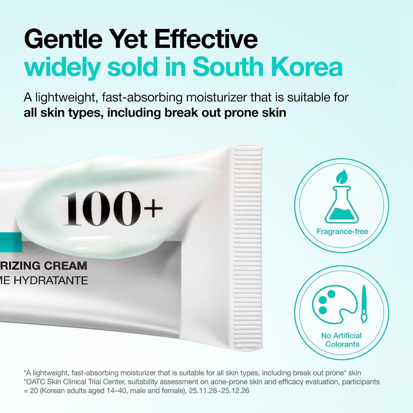 Anua PDRN Hyaluronic Acid 100 Moisturizing Cream, 2.02 fl oz | Lightweight, Non-Greasy Hydrating Face Moisturizer with Salmon DNA for Glass Skin, Korean Skincare