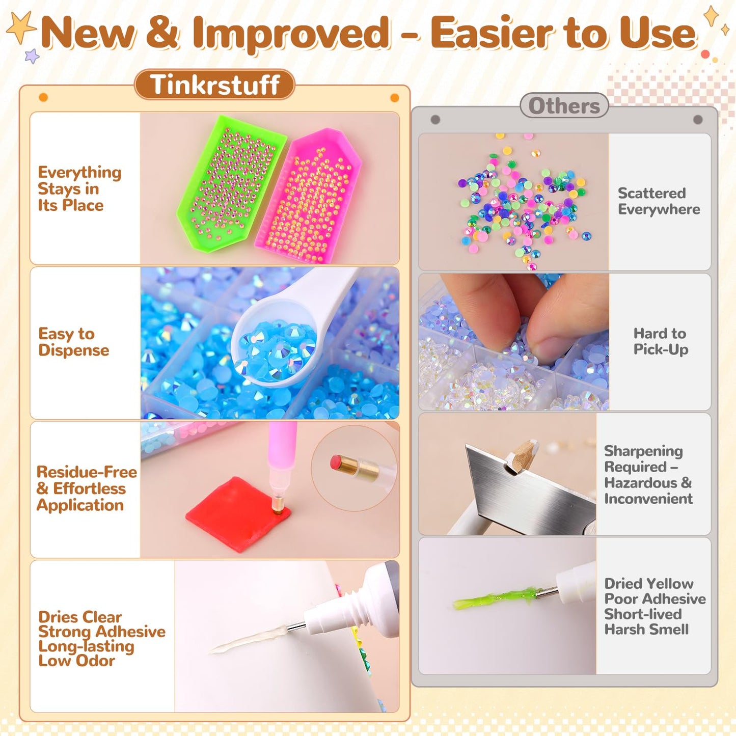 Rainbow Flatback Rhinestones for Crafting and 3PCS B7000 Glue (Set 1), 2 Boxes of 4500 PCS Resin Rhinestones Gems Charms for Bedazzling DIY Crafts Tumblers Shoes Fabric Clothing Nail Art