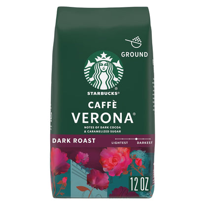 Starbucks Ground Coffee, Dark Roast Coffee, Italian Roast, 100% Arabica, 1 bag (18 oz)