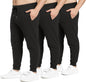 PURE CHAMP Sweatpants for Men 3 Pack Fleece Athletic Workout Joggers Mens Sweatpants with Zipper Pockets Size S-3XL