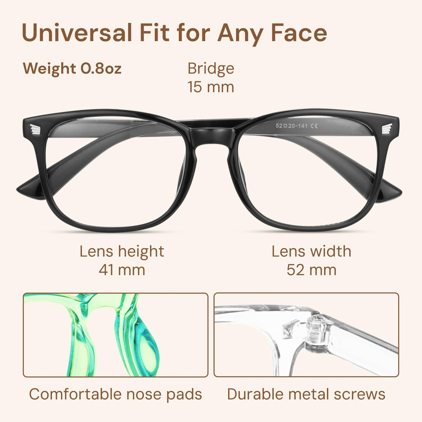 Gaoye Blue Light Glasses for Women - 3 Pack