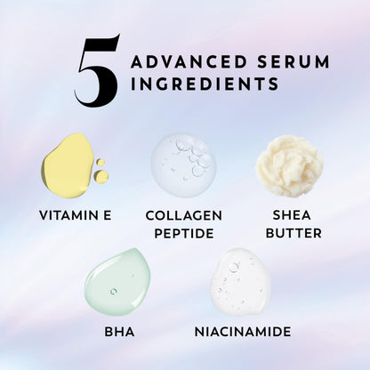 Olay Super Serum Body Wash for Extra Dry Skin, 24hr Long Lasting Rich Hydration, 5+ Ingredient Complex for Bright, Even, Firm, & Luminous Skin, with Collagen Peptide, Vitamin C & Shea Butter, 20 fl oz