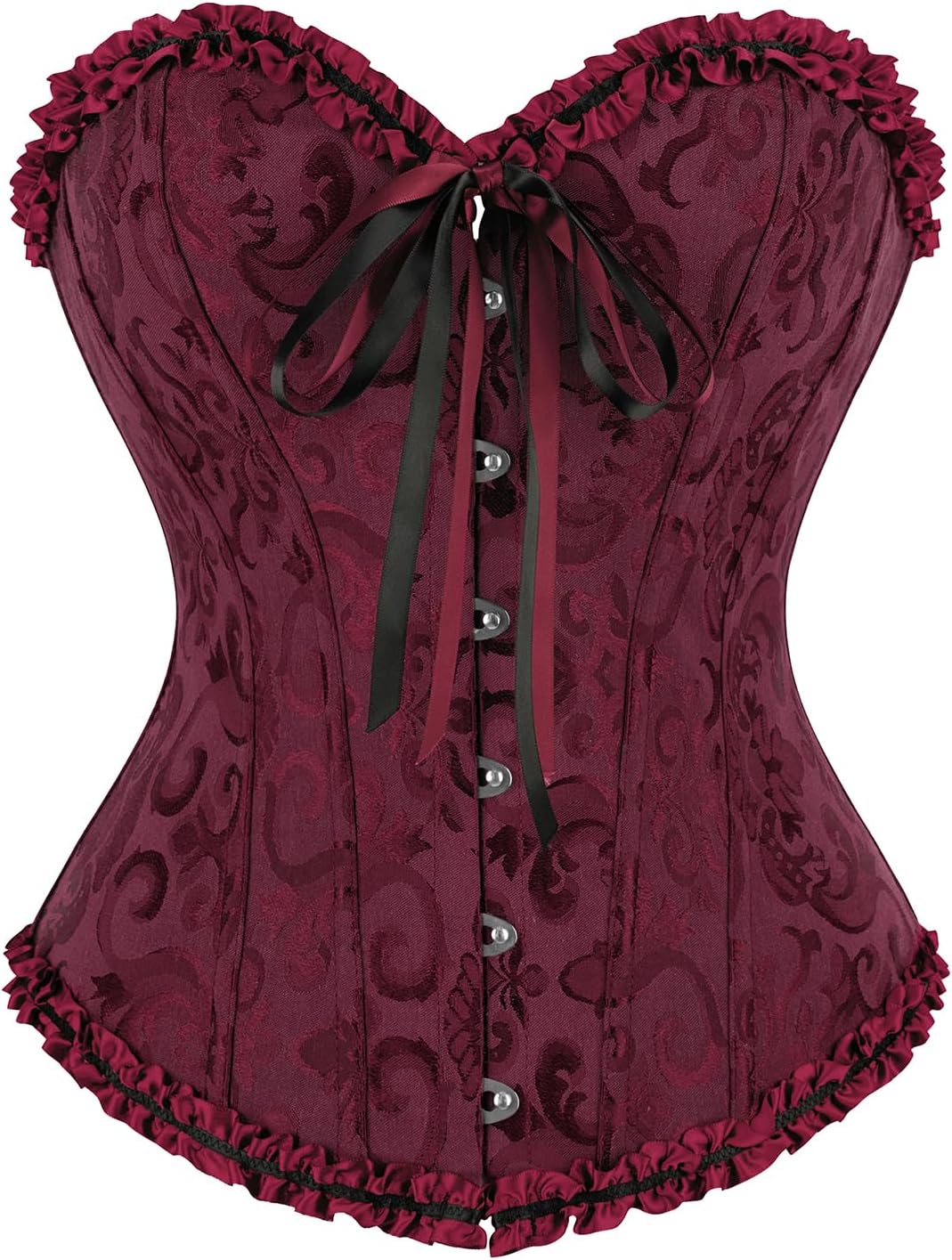 frawirshau Women's Overbust Costume Corset Renaissance Victorian