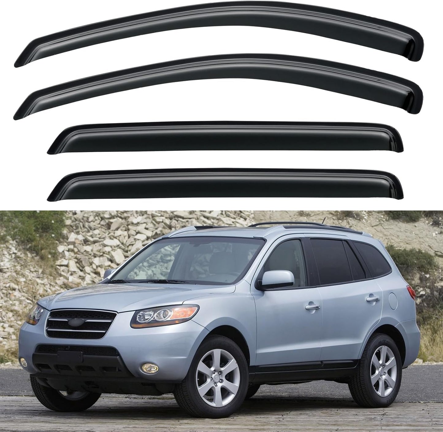 Window Visors Rain Guards for 2020-2025 Nissan Sentra