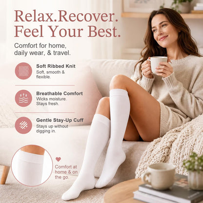Laite Hebe 4 Pairs-Compression Socks for Women&Men Circulation-Best Support for Nurses,Running,Athletic