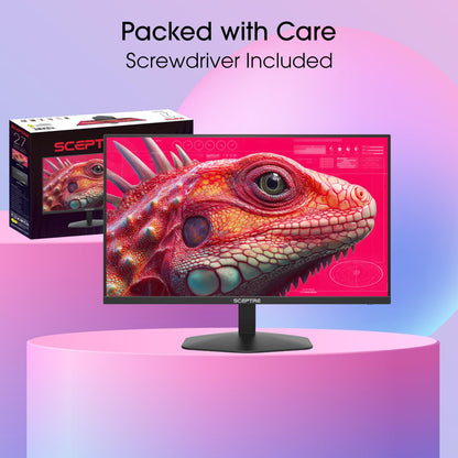 Sceptre New 22-Inch Gaming Monitor, FHD 1080p, Up to 144Hz, HDMI, DisplayPort, Built-in Speakers, Machine Black (E225W-FW144 Series, 2026)