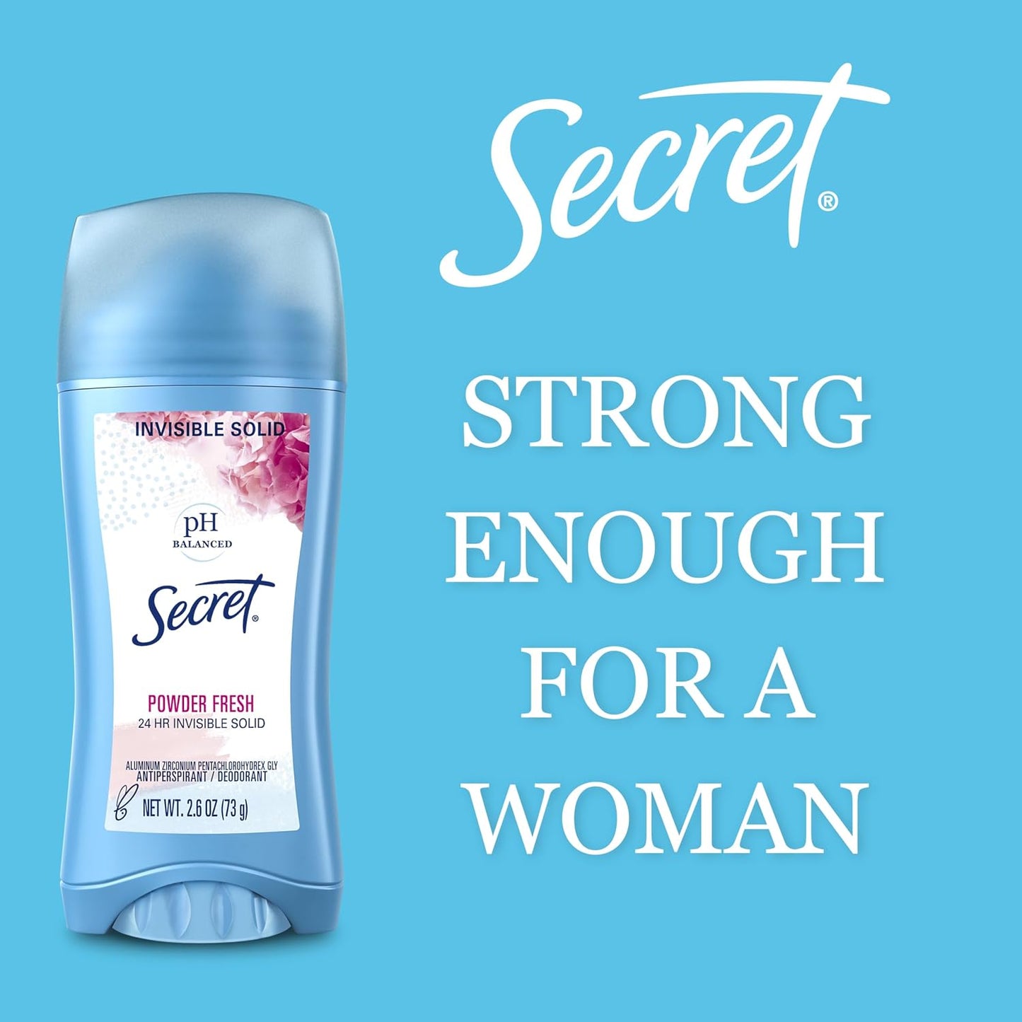 Secret Anti-Perspirant Deodorant Invisible Solid Powder Fresh Twin Pack 5.20 oz