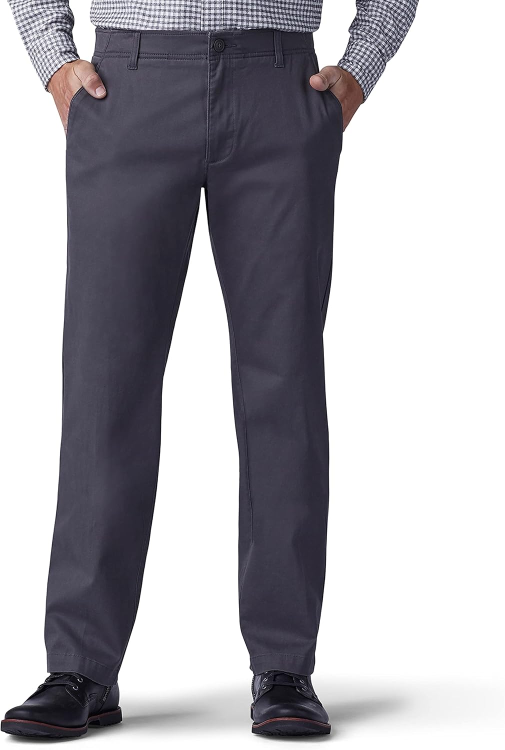 Lee Men's Extreme Motion Flat Front Regular Straight Pant