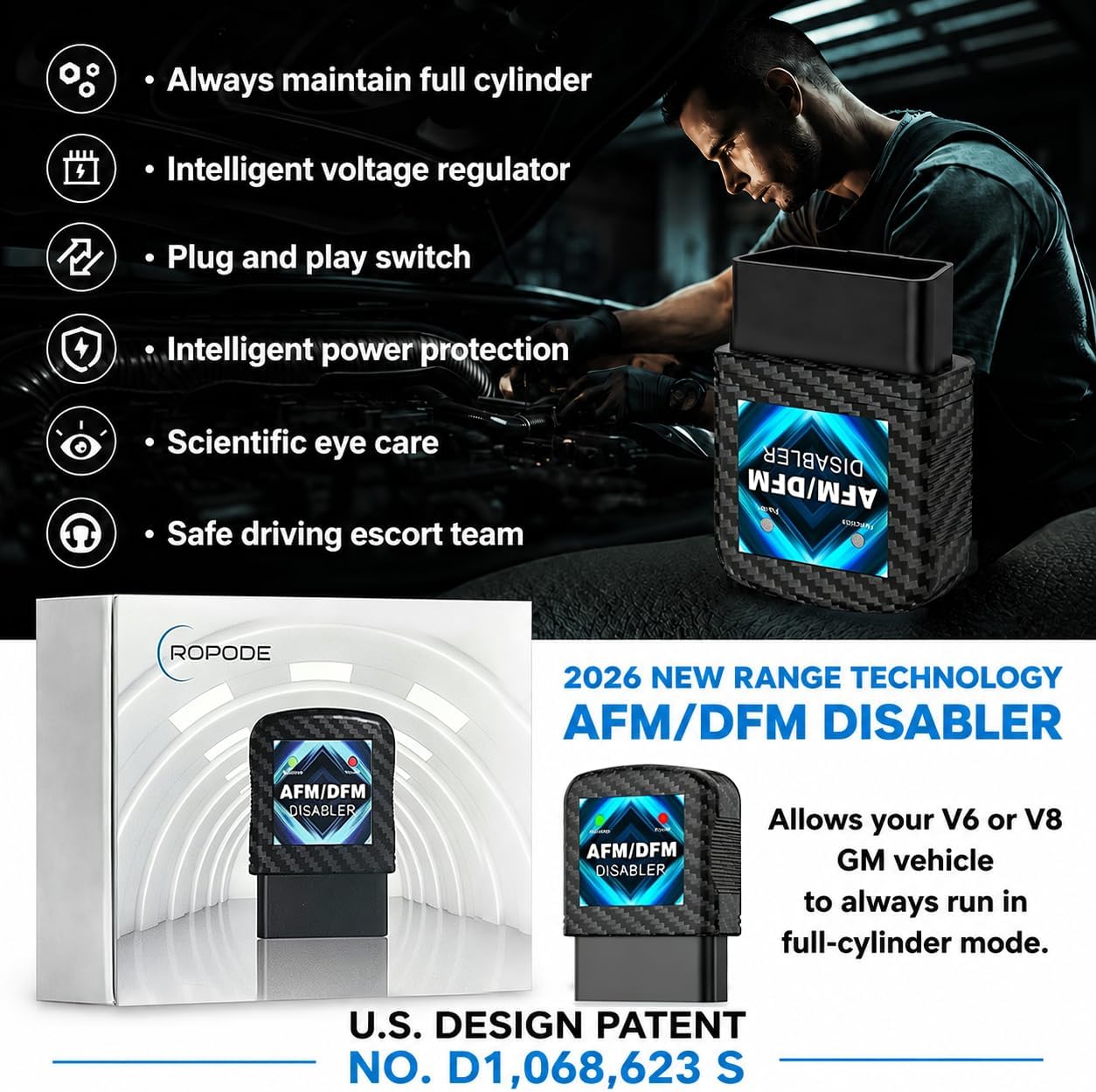 AFM Disabler Active Fuel Management Delete Disabler AFM/DFM Disabler Compatible with V6 & V8 GM Motors AFM Disabler 5.3 Silverado (Chevy GMC Sierra GMC Yukon Cadillac Escalade etc)4.3L 5.3L 6.0L 6.2L