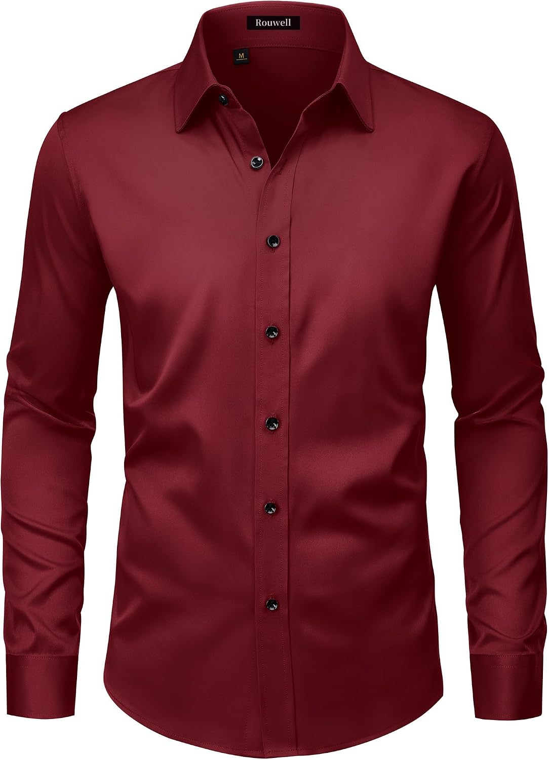 Men’s Wrinkle Free Dress Shirts Regular Fit Long Sleeve Non Iron Business Casual Wedding Stretch Button Down Shirt