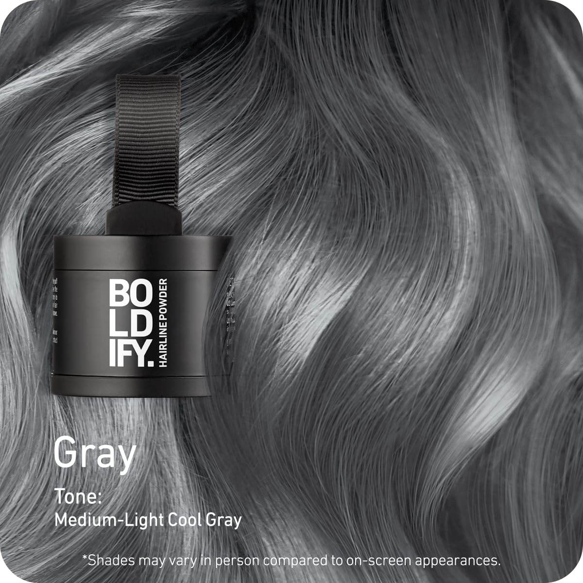 Boldify Hairline Powder, Root Touch Up Hair Color Light Blonde 4g