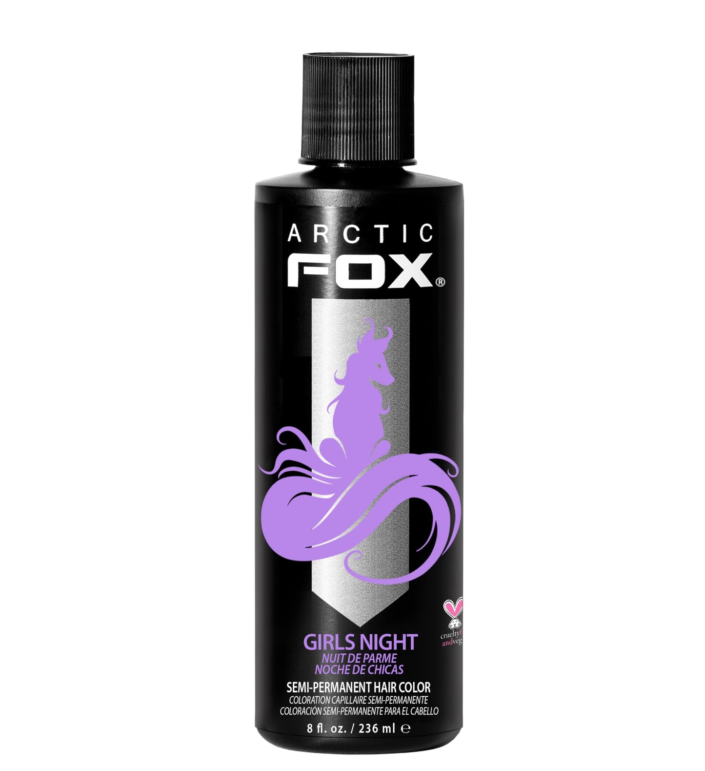 ARCTIC FOX Semi-Permanent Hair Dye - Sunset Orange, Vegan - 2 x 8 oz