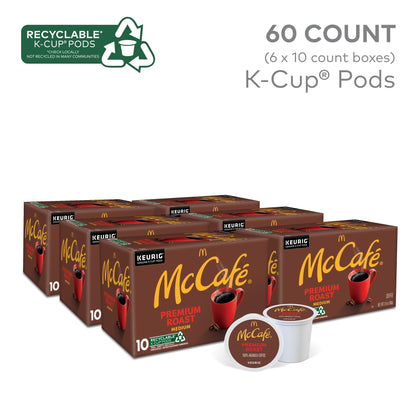 McCafe Premium Roast Coffee, Single Serve Keurig K-Cup Pods, Medium Roast, 84 Count