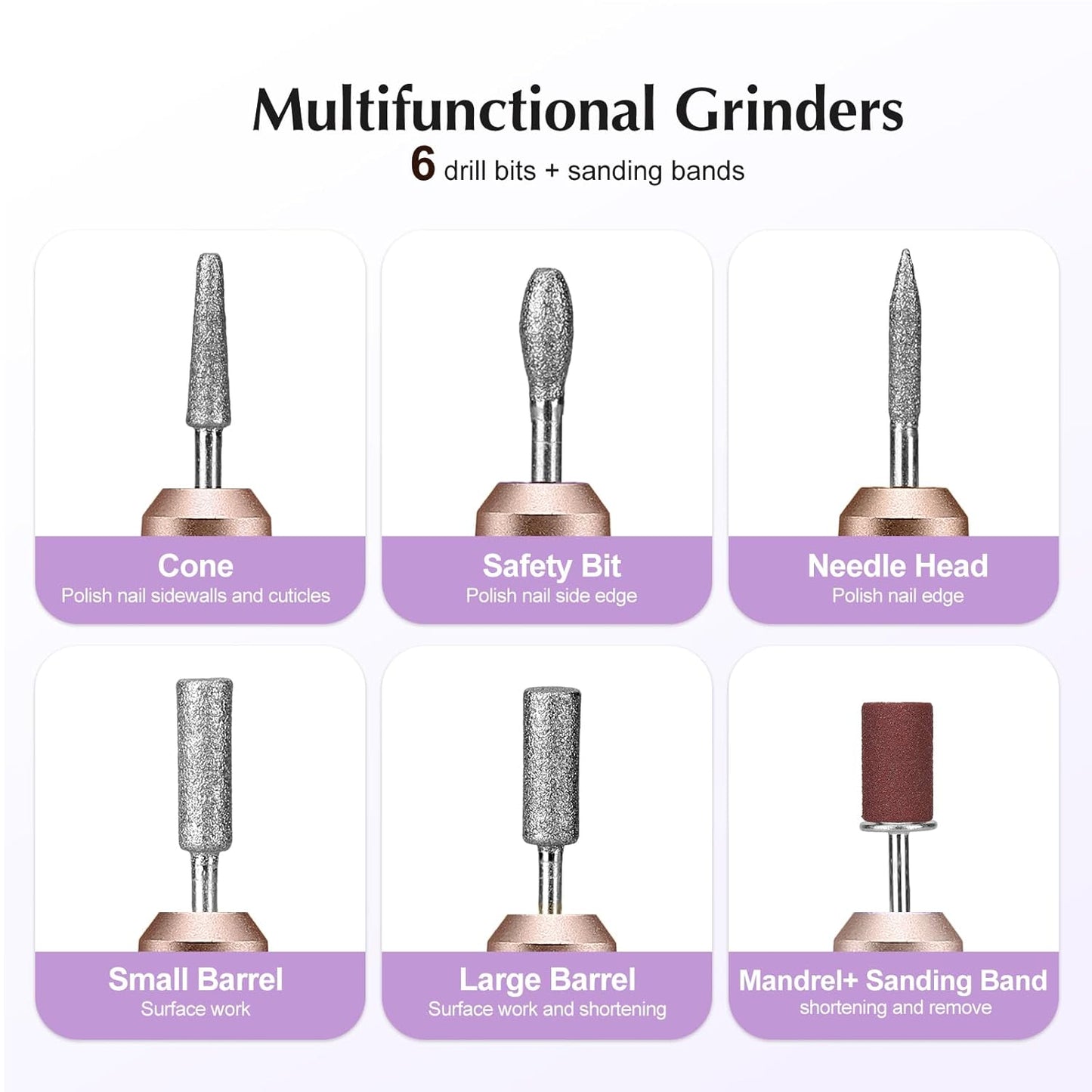 COSLUS C40 Electric Nail Drill Professional, Precise Dial Speed Control
