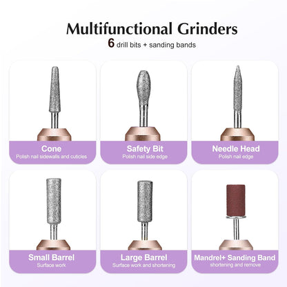 COSLUS C40 Electric Nail Drill Professional, Precise Dial Speed Control