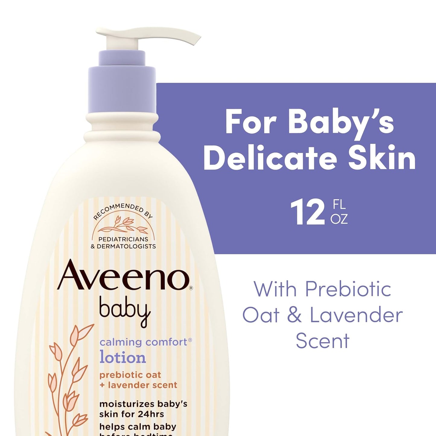 Aveeno Baby Calming Comfort Moisturizing Body Lotion, 18 fl. oz