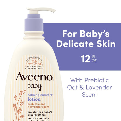 Aveeno Baby Calming Comfort Moisturizing Body Lotion, 18 fl. oz