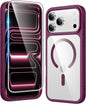 FNTCASE for iPhone 17 Pro Case Clear Magnetic with Screen Protector
