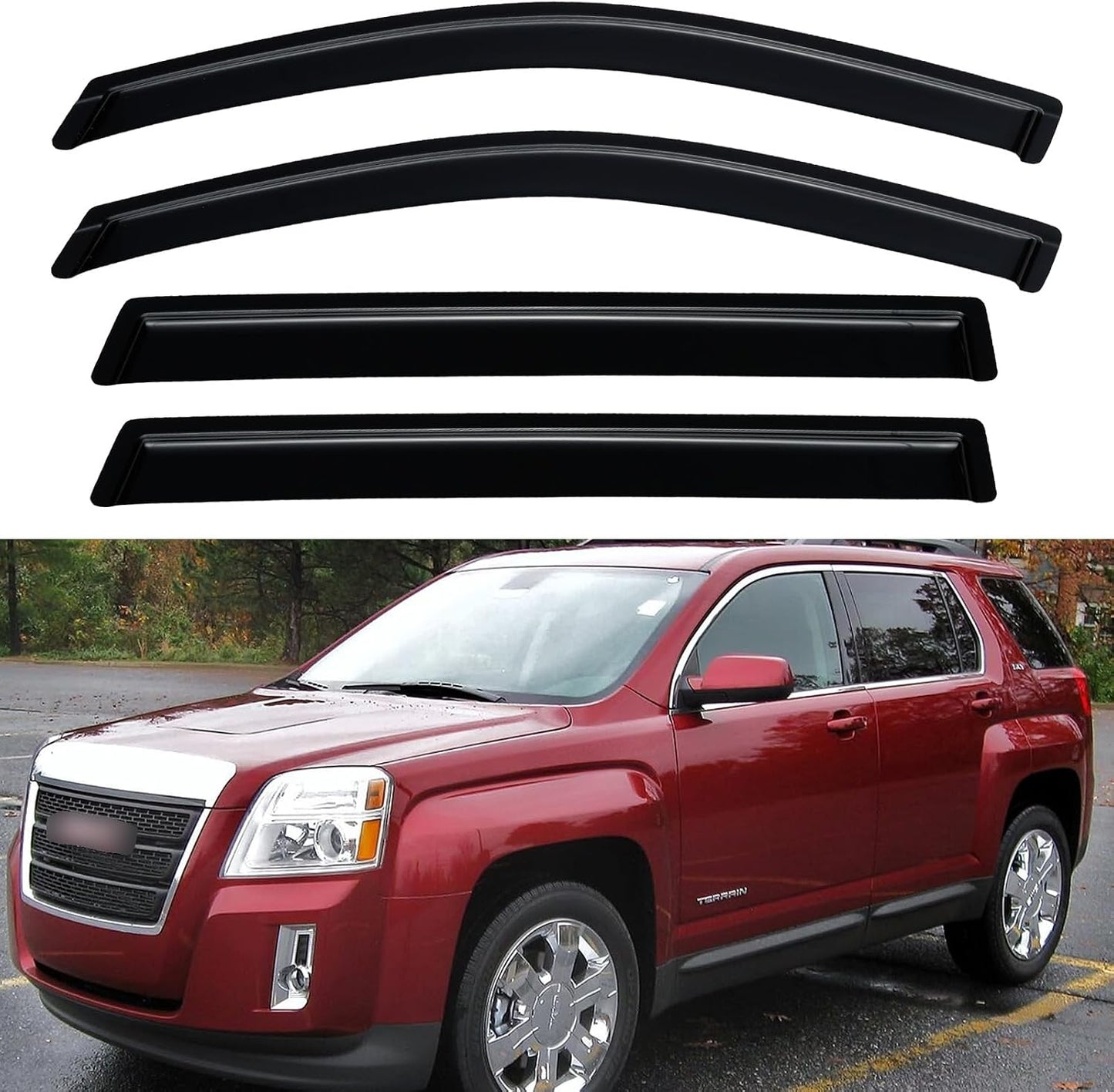 Window Visors Rain Guards for 2020-2025 Nissan Sentra