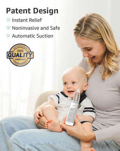 GROWNSY Nasal Aspirator for Baby, Electric Nose Sucker, Powerful Suction