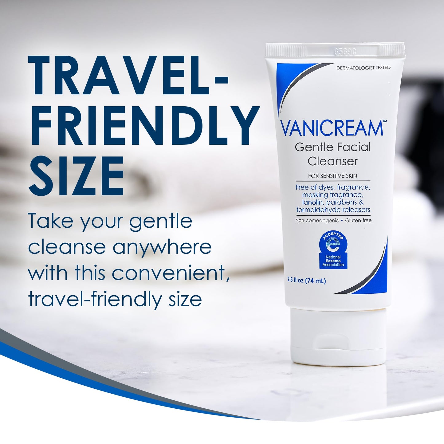 Vanicream Gentle Facial Cleaner, pH-Balanced Face Wash, 8 Fl Oz