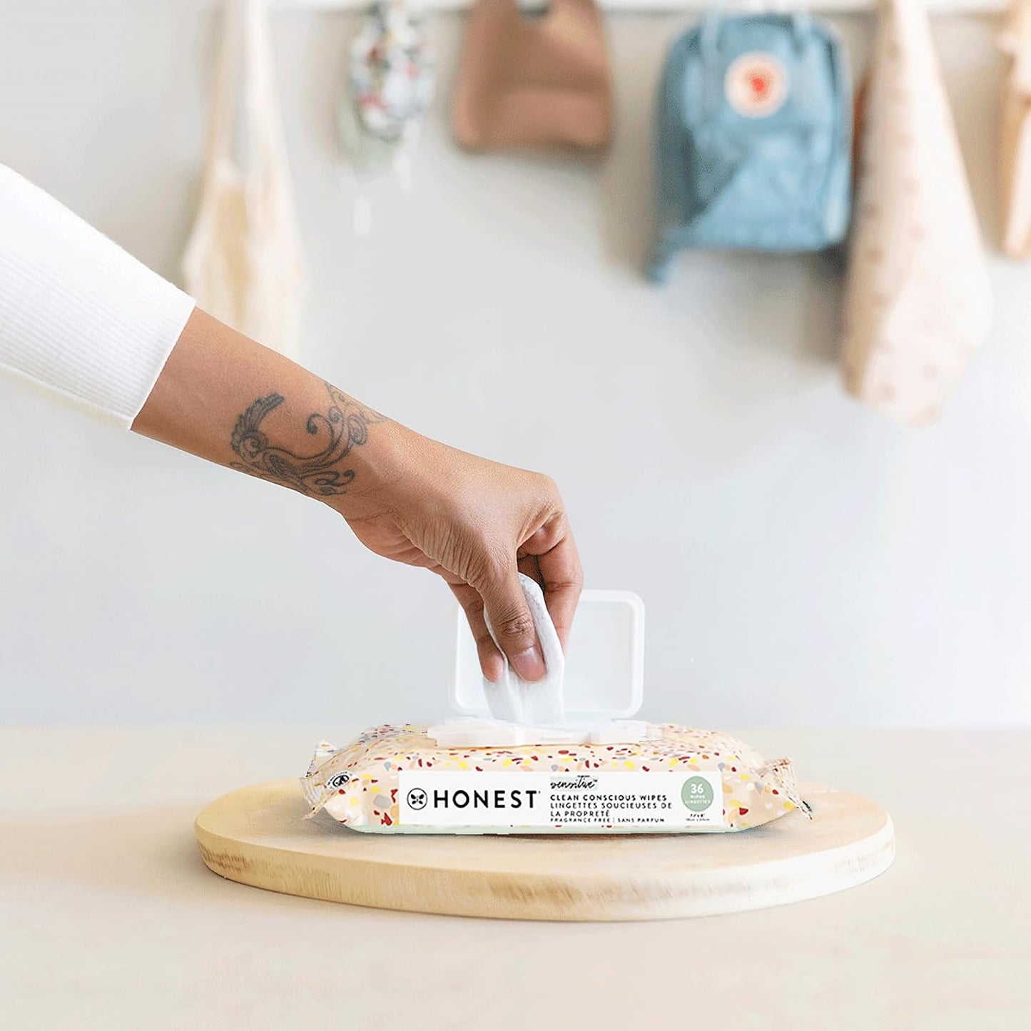 The Honest Company Multi-Use Baby Wipes, Pattern Play, 720 Count