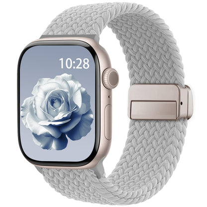 Braided Stretchy Magnetic Band Compatible with Apple Watch Bands Women Men