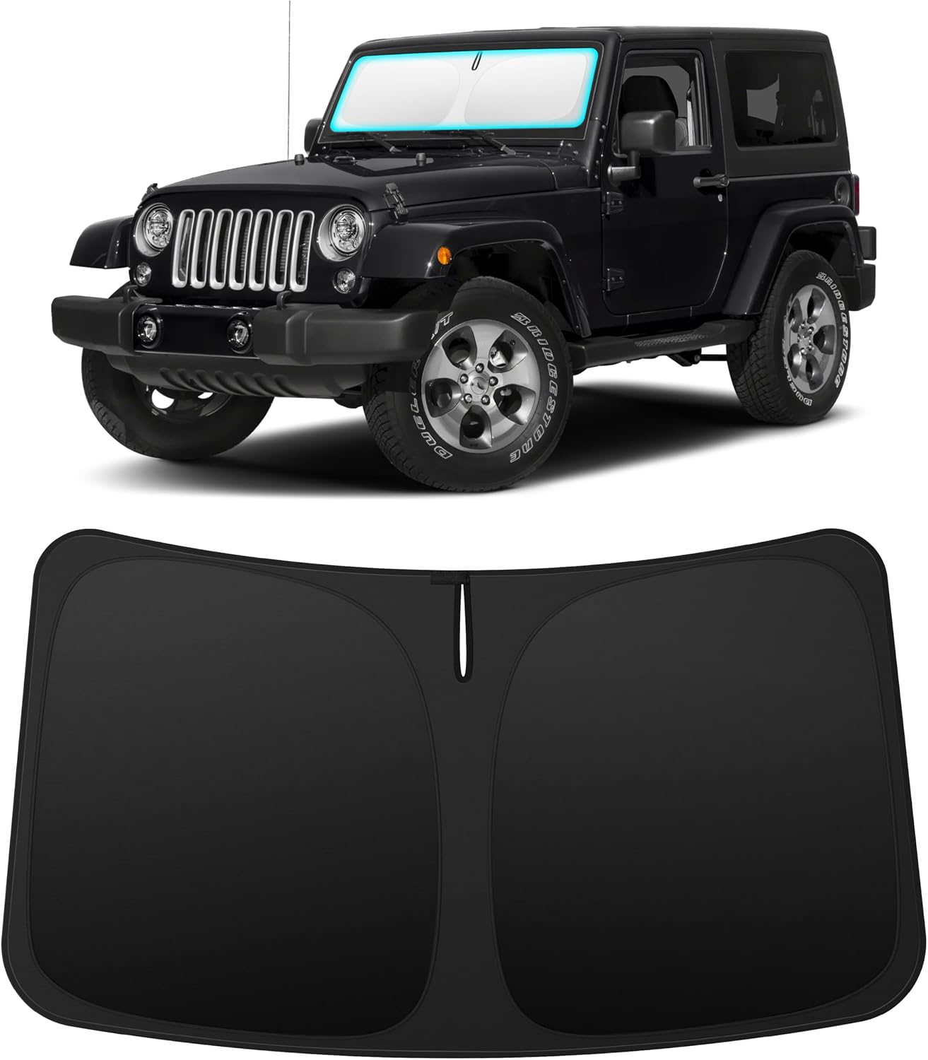 INSAUTO Custom Fit Windshield Sun Shade for Nissan Frontier 2005-2021