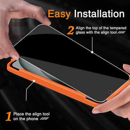 Wiaocit Tempered Glass Privacy Screen Protector for iPhone 15 Pro