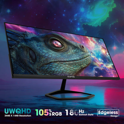 Sceptre New 22-Inch Gaming Monitor, FHD 1080p, Up to 144Hz, HDMI, DisplayPort, Built-in Speakers, Machine Black (E225W-FW144 Series, 2026)