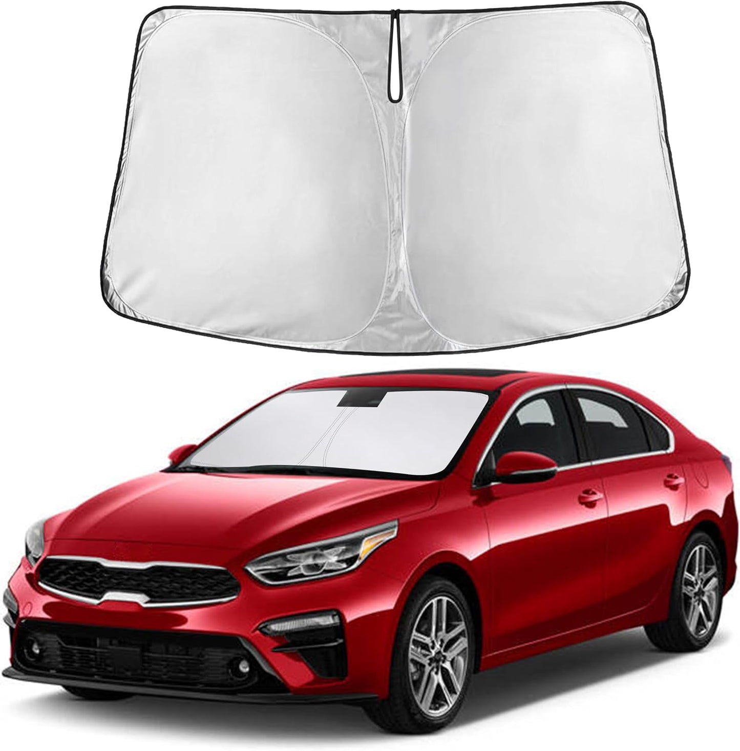 Autovir Windshield Sun Shade, 2017-2026 Tesla Model 3 & Y, 280T Visor Shade