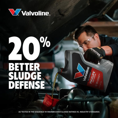 Valvoline MaxLife High Mileage 5W-30 Synthetic Blend Motor Oil 5 Quart