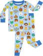 Little Sleepies Two-Piece Pajama Set, Viscose from Bamboo, Toddler Kids PJs