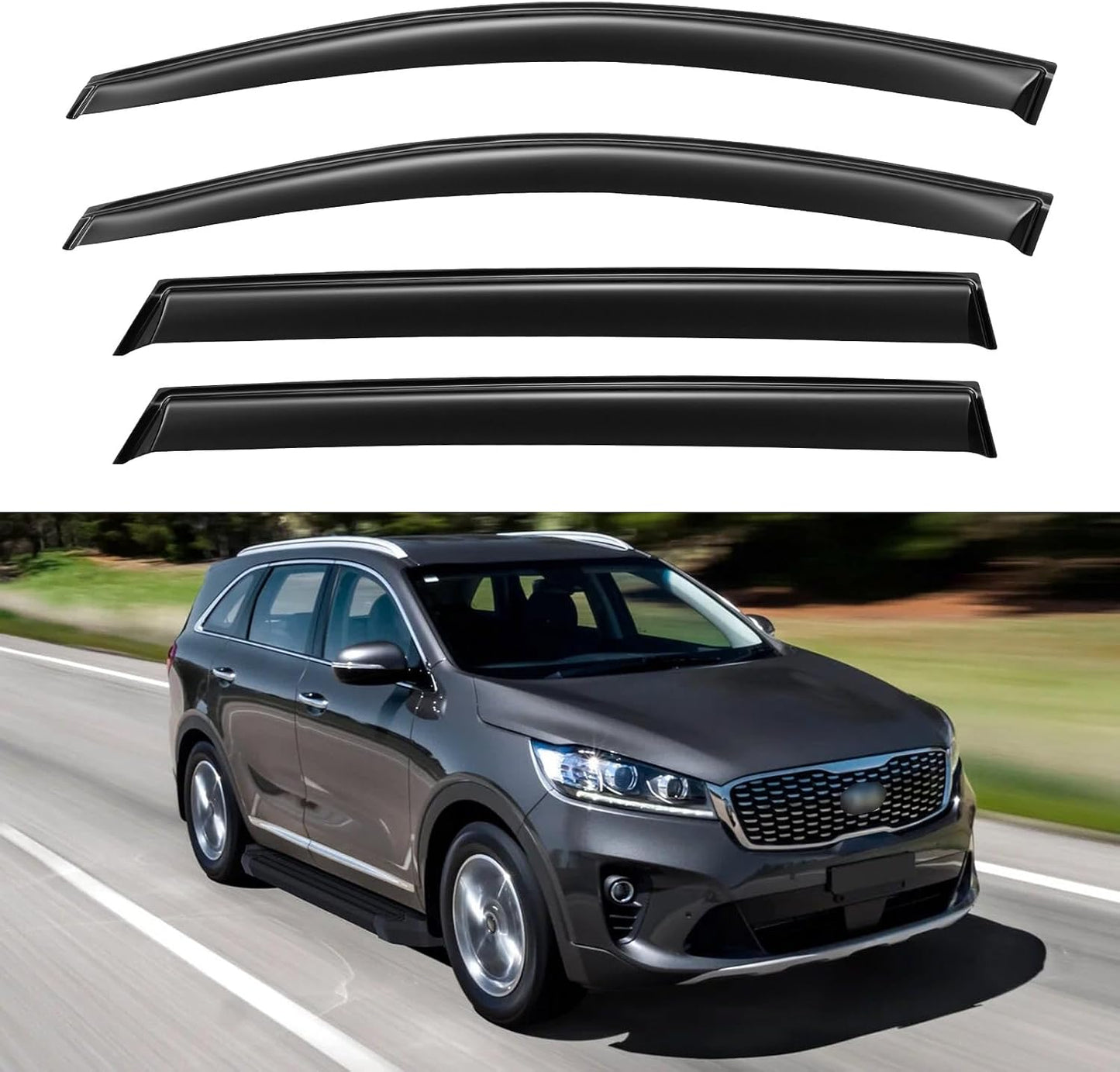 Window Visors Rain Guards for 2020-2025 Nissan Sentra