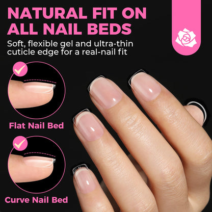 UNA GELLA 9 in 1 Gel Nail Glue U V Super Hold for Gel Nails Tips 10ml
