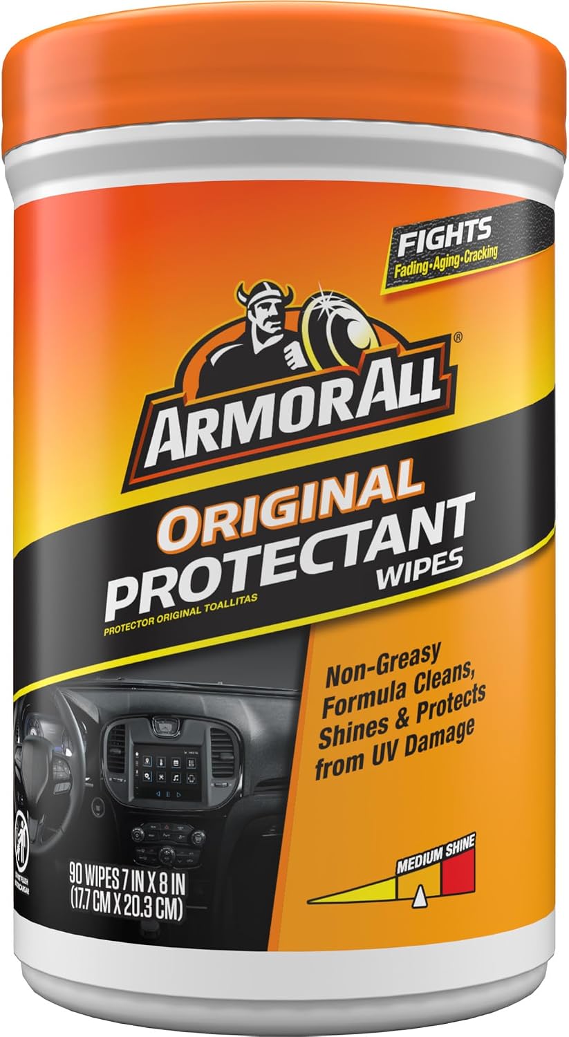 Armor All Car Interior Value Pack, 90 Count, Auto Cleaning Wipes