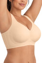 OEAK Womens Wireless Jelly Bras Plus Size Support Push Up Comfortable Bra