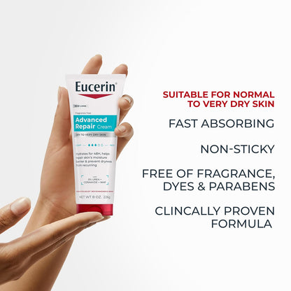 Eucerin Advanced Repair Lotion, Urea Enriched, 16.9 FL OZ