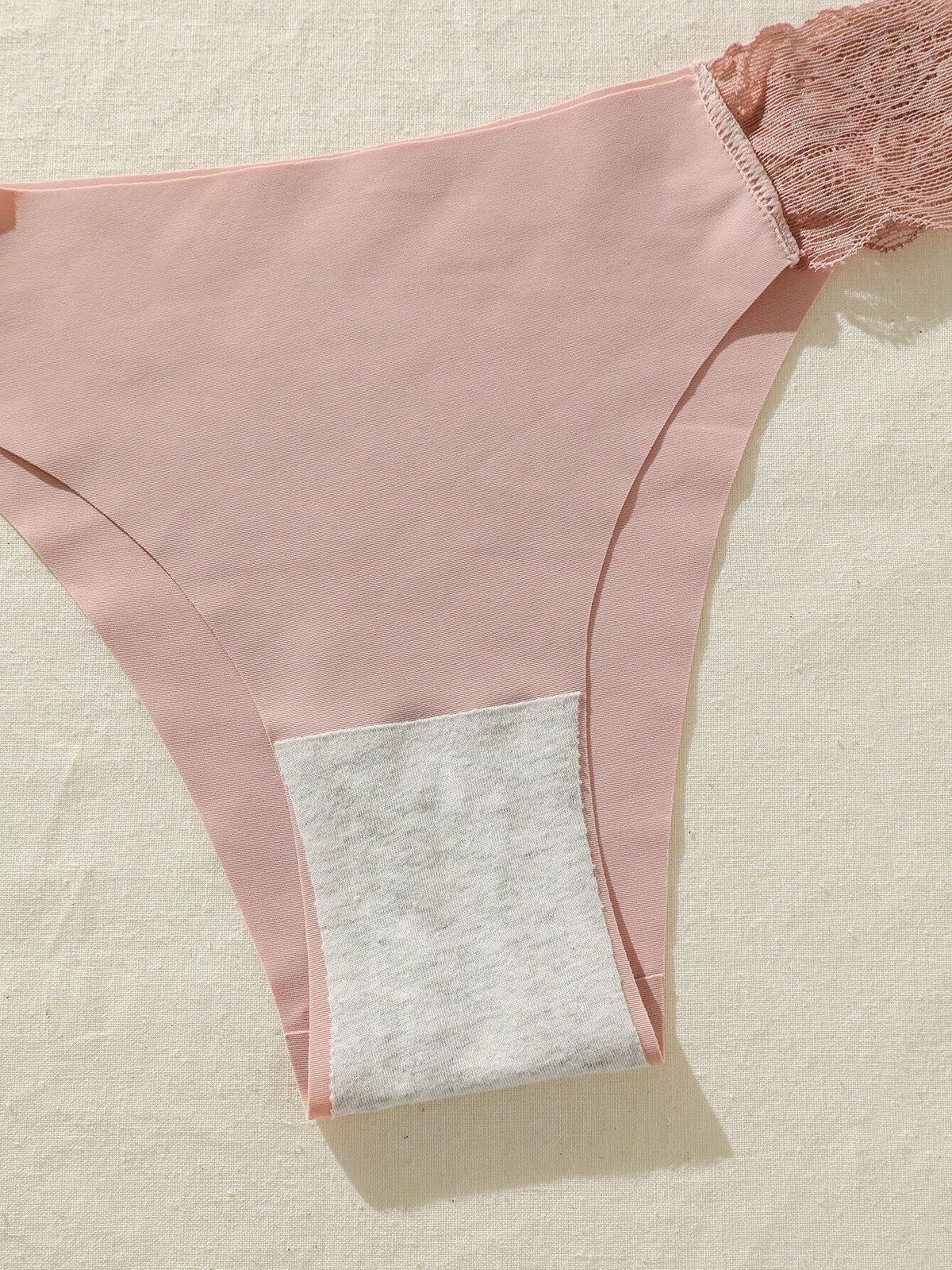 5Pack Contrast Lace Panty Lingerie