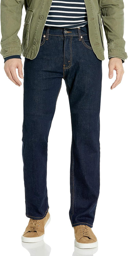 Levi Strauss Signature Gold Men's Relaxed Fit Flex Waistband Jeans
