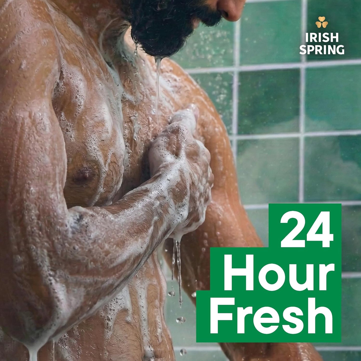 Irish Spring Mens Body Wash, Moisture Blast Body Wash for Men, Feel Fresh All Day, 30 Oz Pump Bottle