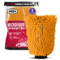 AIDEA Car Wash Mitt Microfiber, 4PK,Car Wash Brush, Green 8''X12''