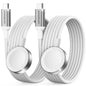6.6FT Long for Apple Watch Charger USB Magnetic Fast Charging Cable Portable Wireless Charging Accessories Compatible with iWatch Series 11/10/9/8/7/6/5/4/3/2 Ultra 3/2/SE