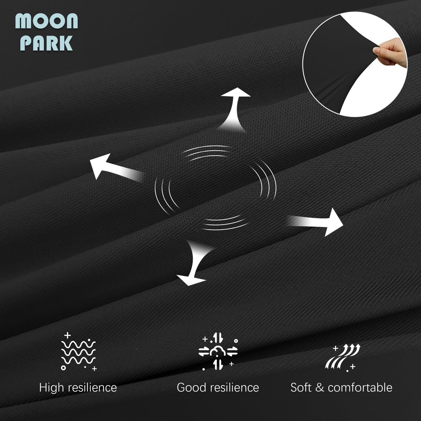 MOON PARK Pregnancy Pillows for Sleeping - U Shaped Full Body Maternity Pillow with Removable Cover - Support for Back, Legs, Belly, HIPS - 65 Inch - Aquamarine