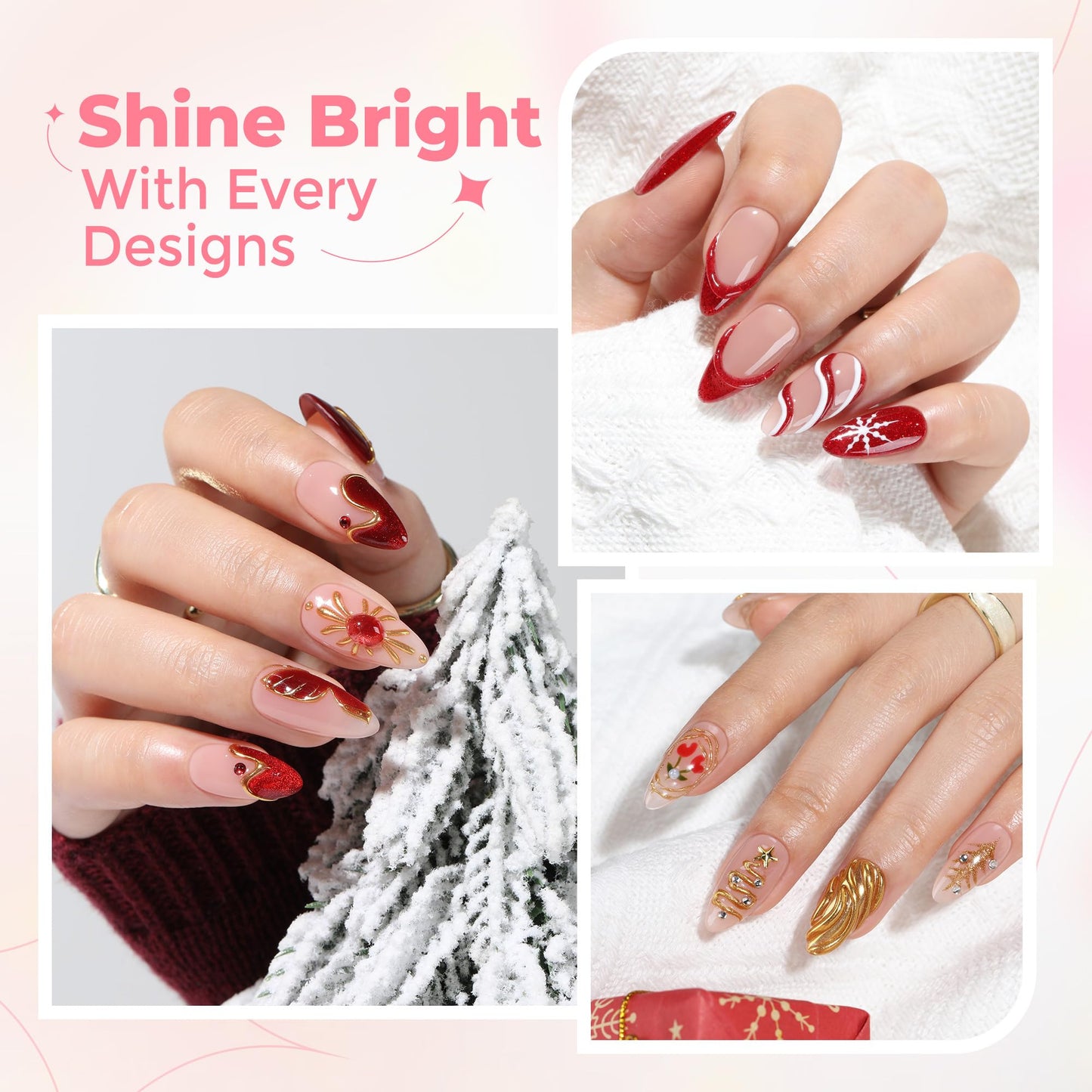 UNA GELLA 9 in 1 Gel Nail Glue U V Super Hold for Gel Nails Tips 10ml