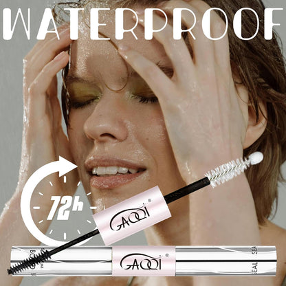GAQQI Lash Cluster Glue, Waterproof Bond and Seal Lash Glue, Black - 2PCS