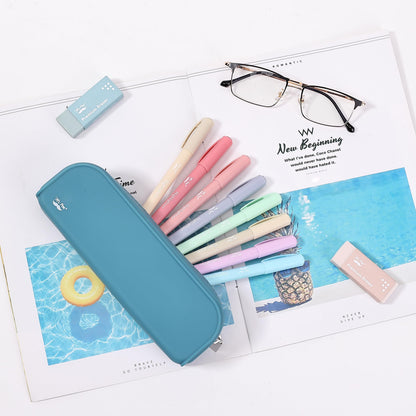 Mr. Pen- Silicone Pencil Case, Aesthetic Pencil Bag for Women, Makeup Pouch